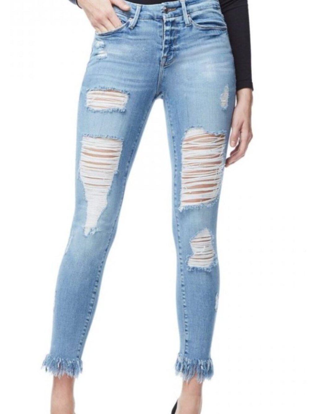 GOOD AMERICAN HIGH RISE JEANS